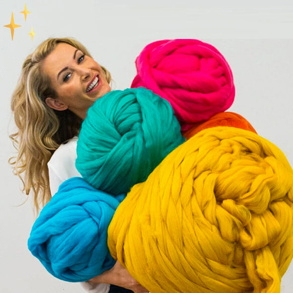 1000 gram WinterWarmWol™ DIY Knitting Set | Het creatiefste Project voor Thuis
