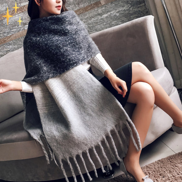 Mirabella™ Lorena Cashmere XL Sjaal | 100% Warmte en Veiligheid